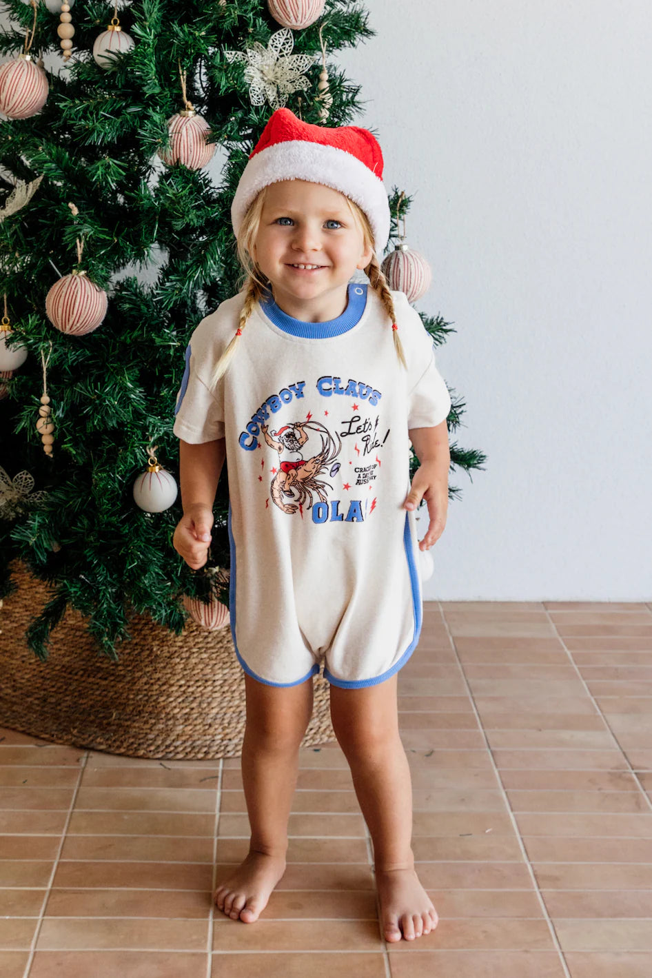 Cowboy Claus Mini Romper
