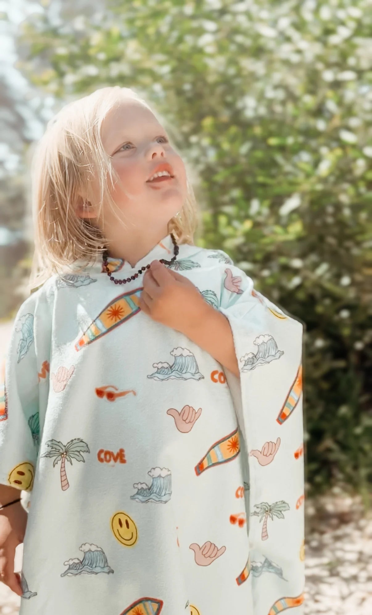 Salty Grom Hooded Poncho Beach Towel