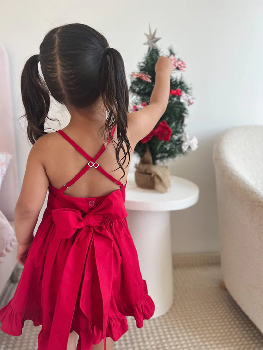 Holly Red Christmas Dress