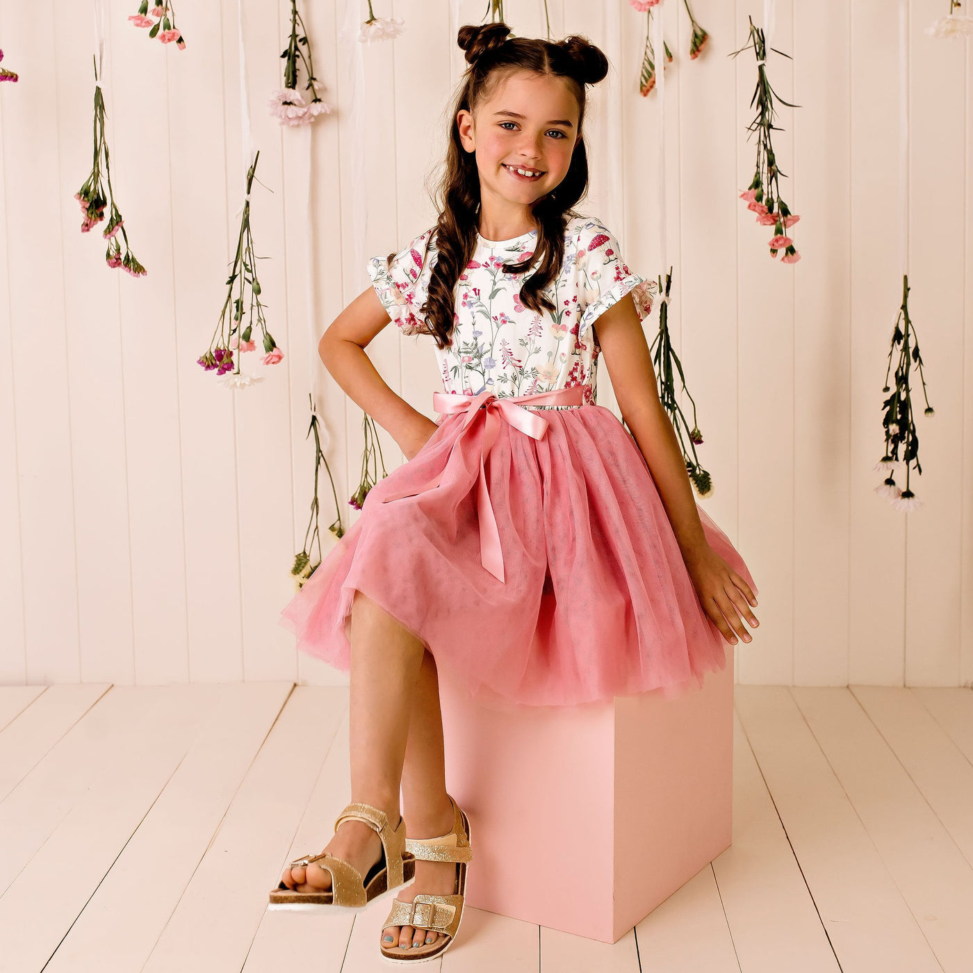 Designer Kidz Summer Meadow S/S Tutu Dress