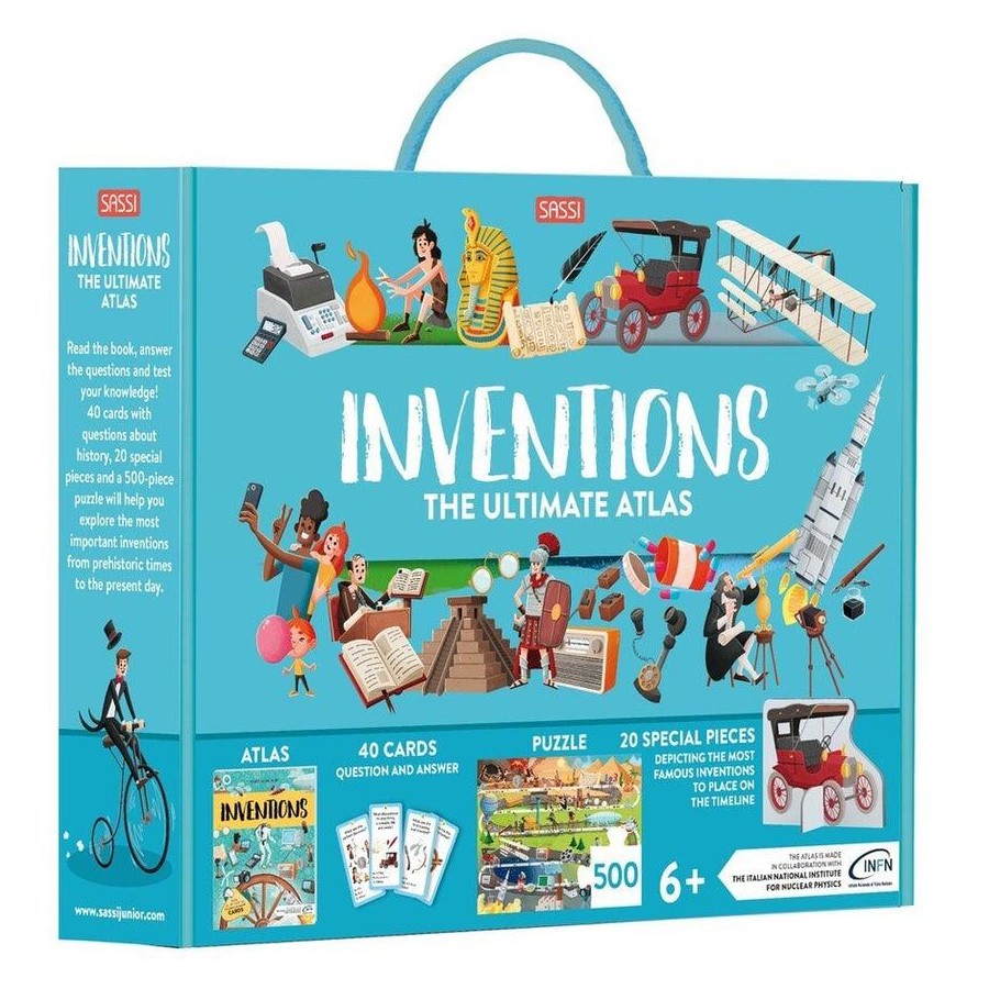 The Ultimate Atlas & Puzzle Set Inventions 500 Pcs