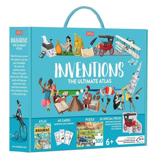The Ultimate Atlas & Puzzle Set Inventions 500 Pcs