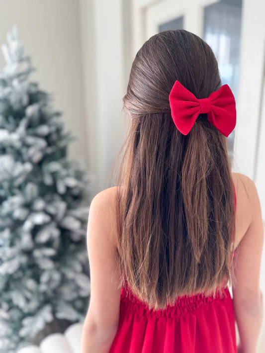 Sabrina Red Hair Bow