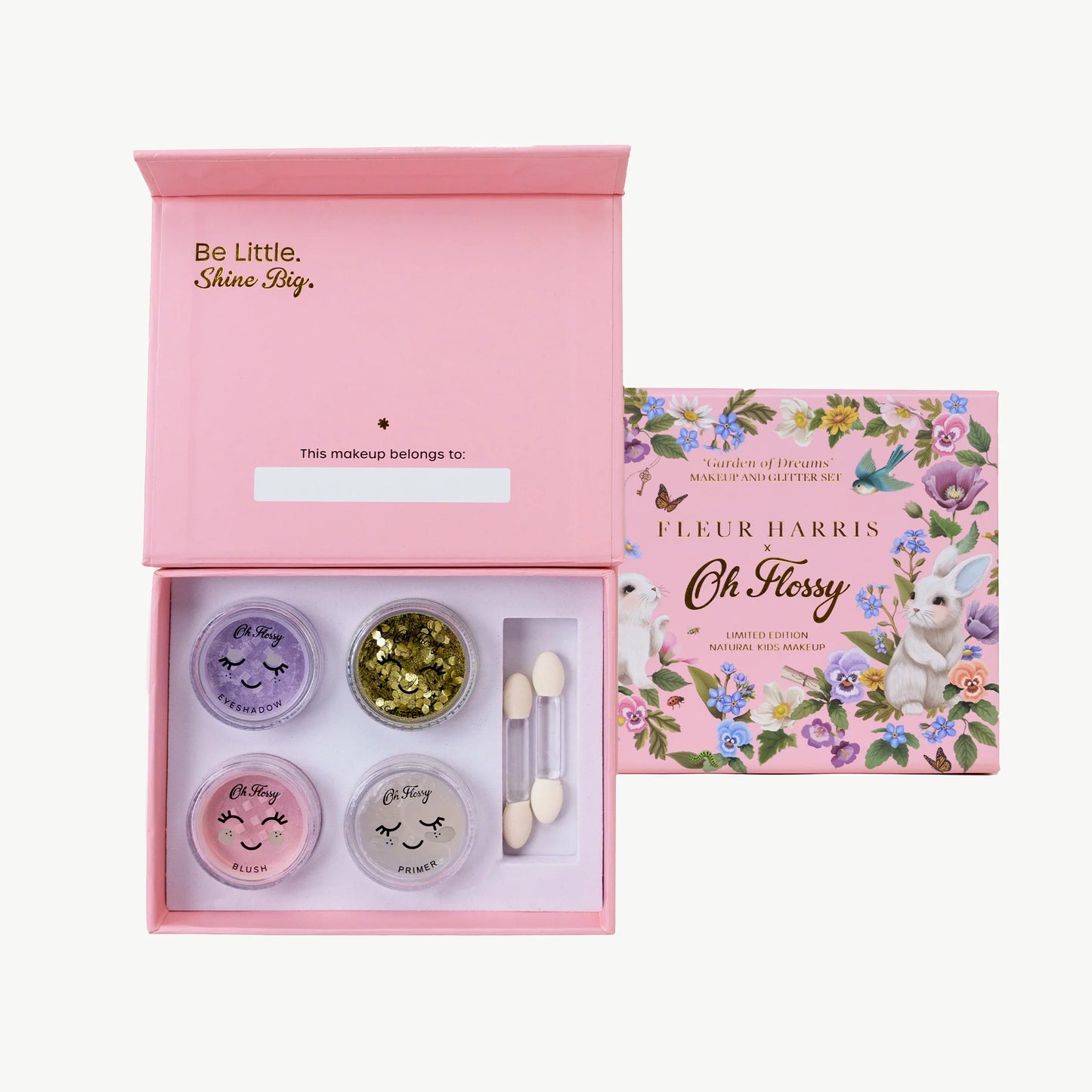 Oh Flossy X Fleur Harris Garden of Dreams Collection Mini Makeup & Glitter Set