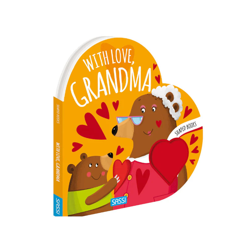 Shaped Board Book With Love Grandma