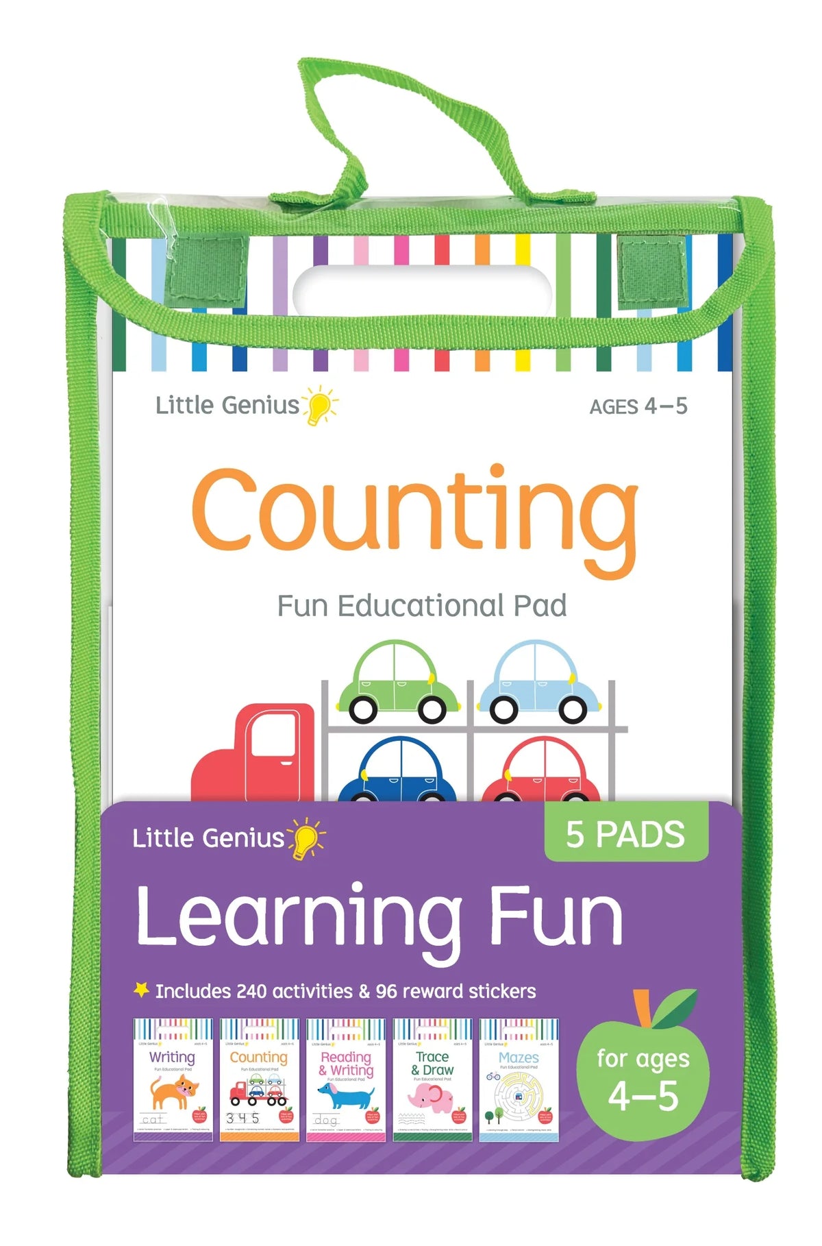 Little Genius Vol. 2 - 5-Pack of Activity Pads - Age 4-5