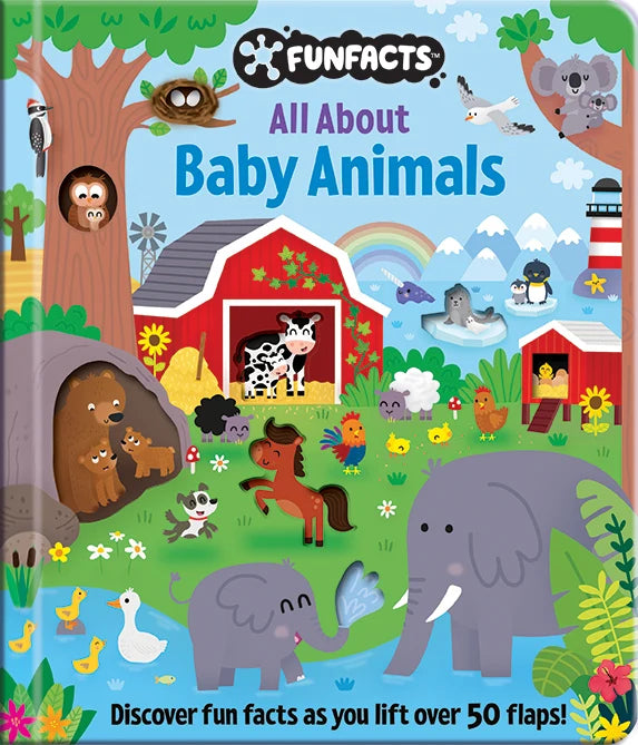 Fun Facts - Lift The Flap Board Book - Baby Animals