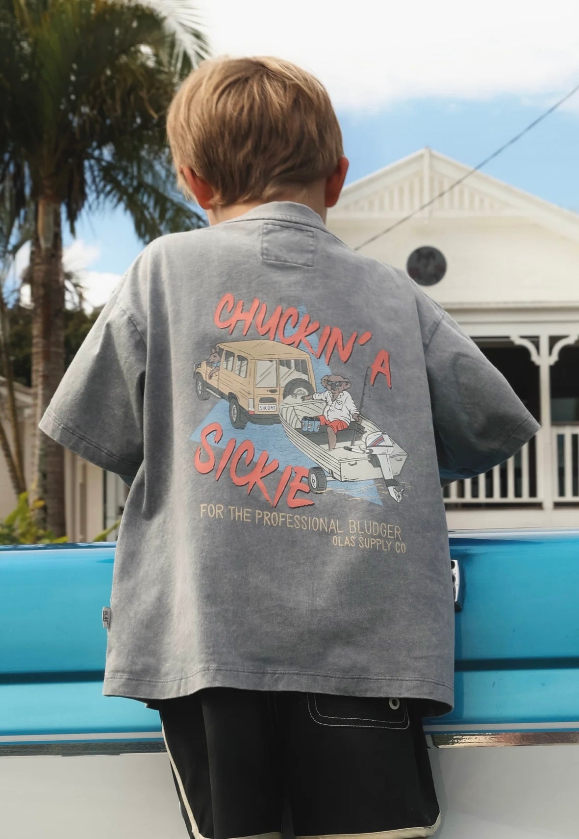 CHUCKIN' A SICKIE MINI TEE