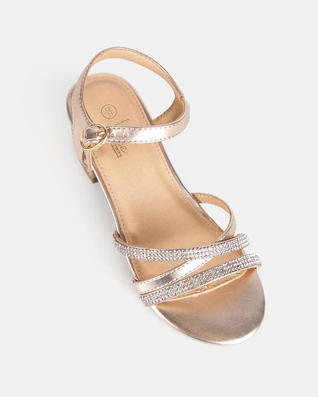 Kiki Block Heel Gold