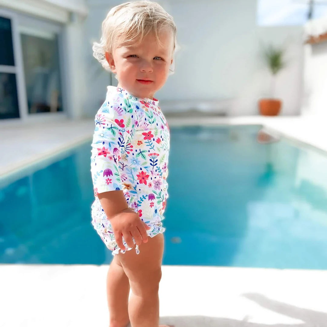Nappy-Change Swimsuit Ditsy Daisy