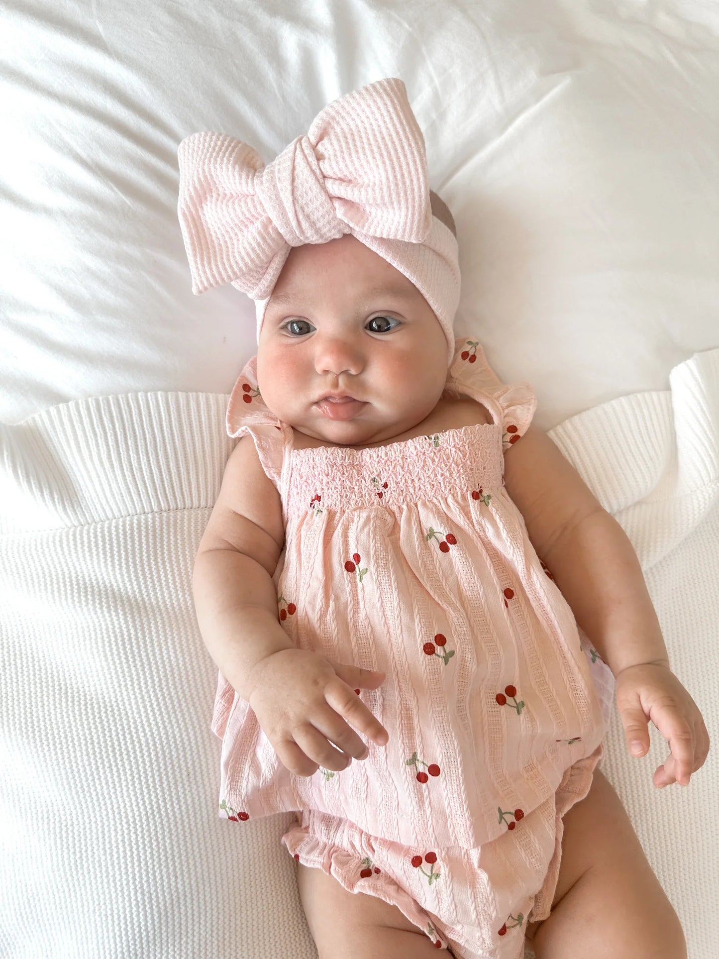 Pink Cherry Romper