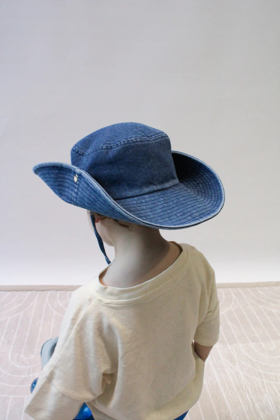 Cowboy Bucket Hat Denim Blue