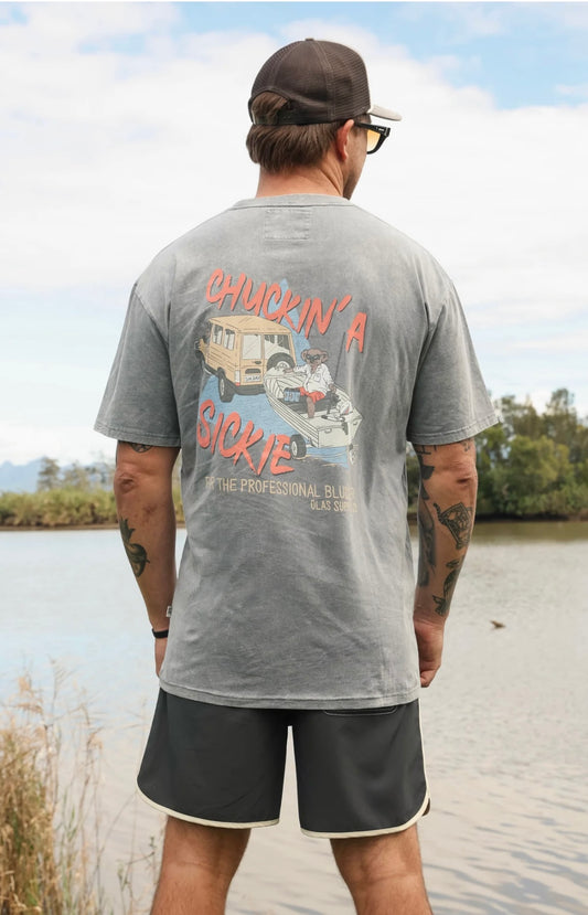 CHUCKIN' A SICKIE TEE