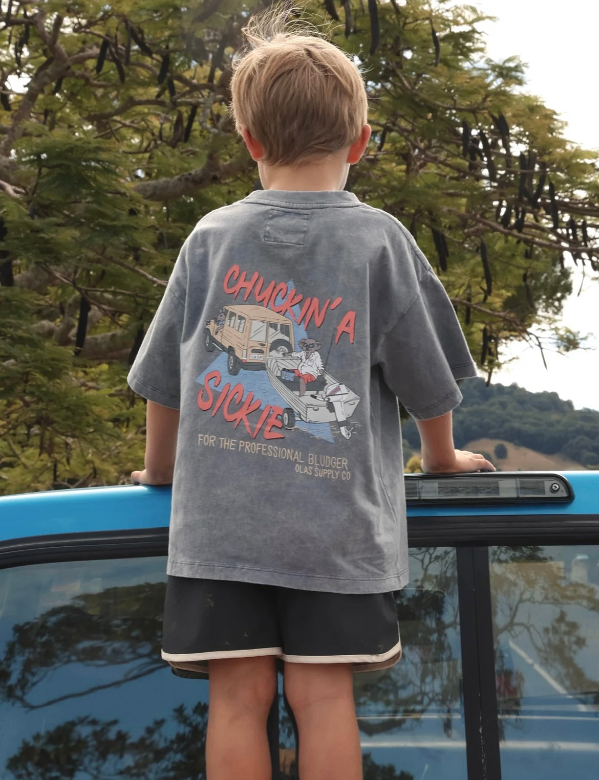 CHUCKIN' A SICKIE MINI TEE