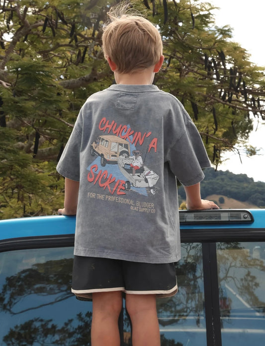 CHUCKIN' A SICKIE MINI TEE
