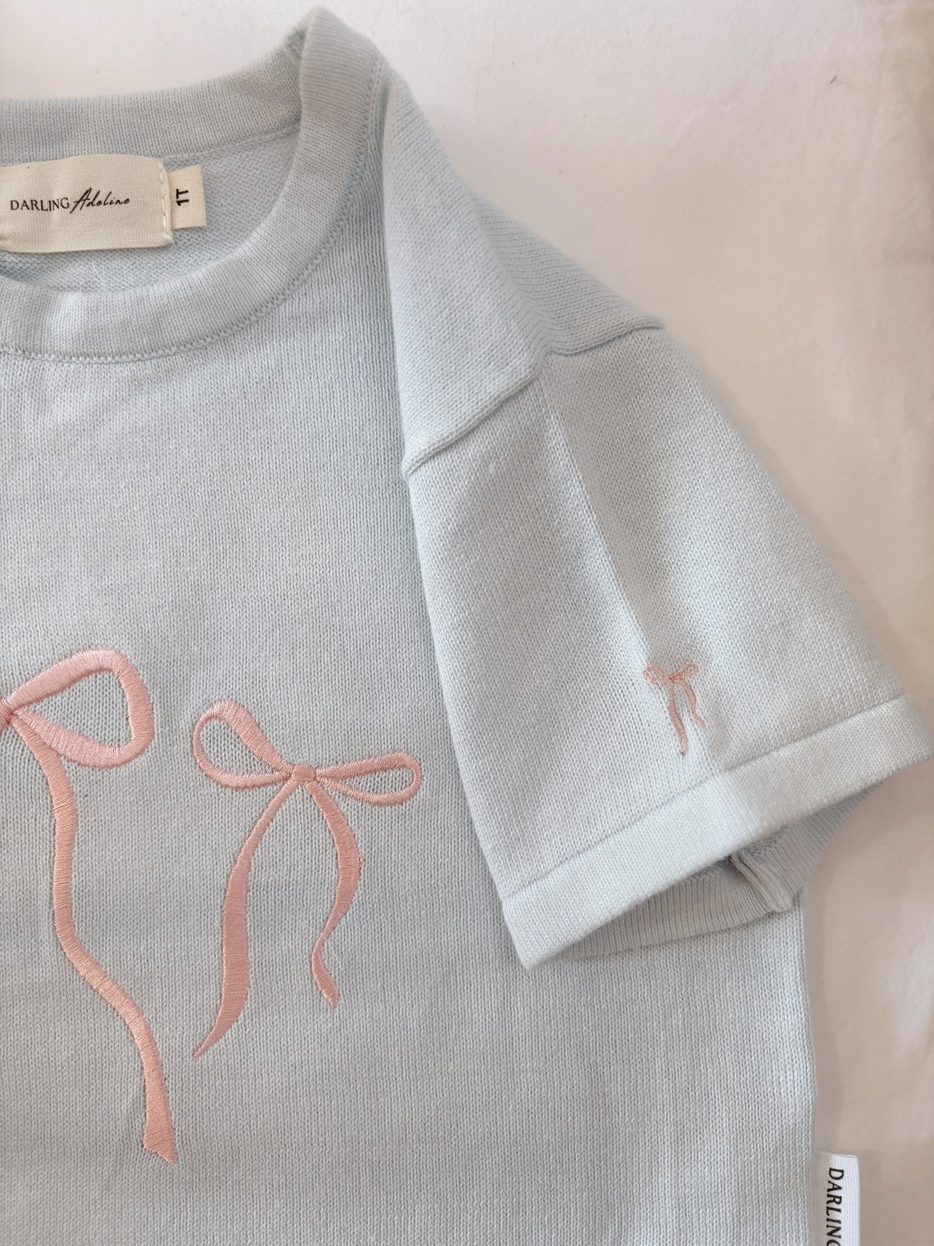 Cotton Candy Bow Tee Floss