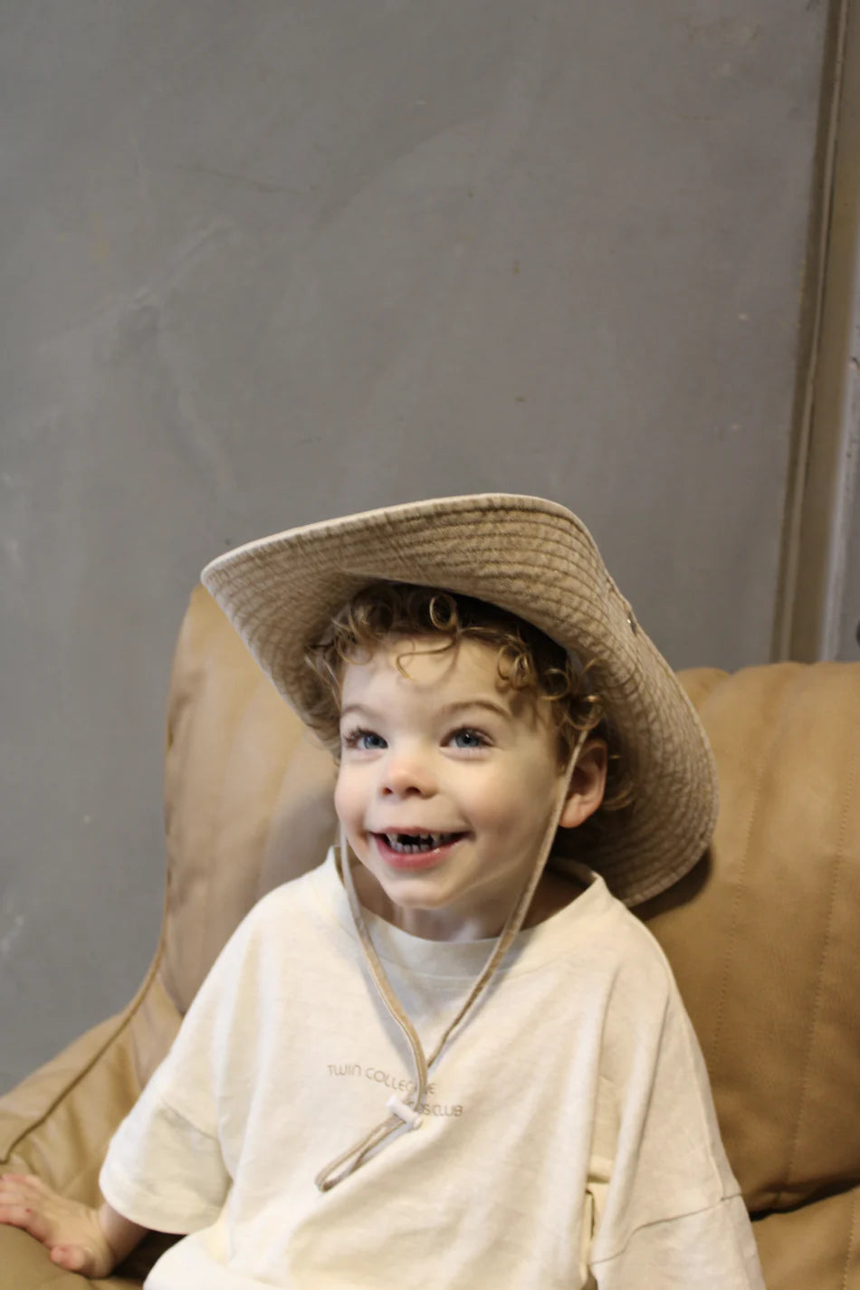 Cowboy Bucket Hat Light Brown