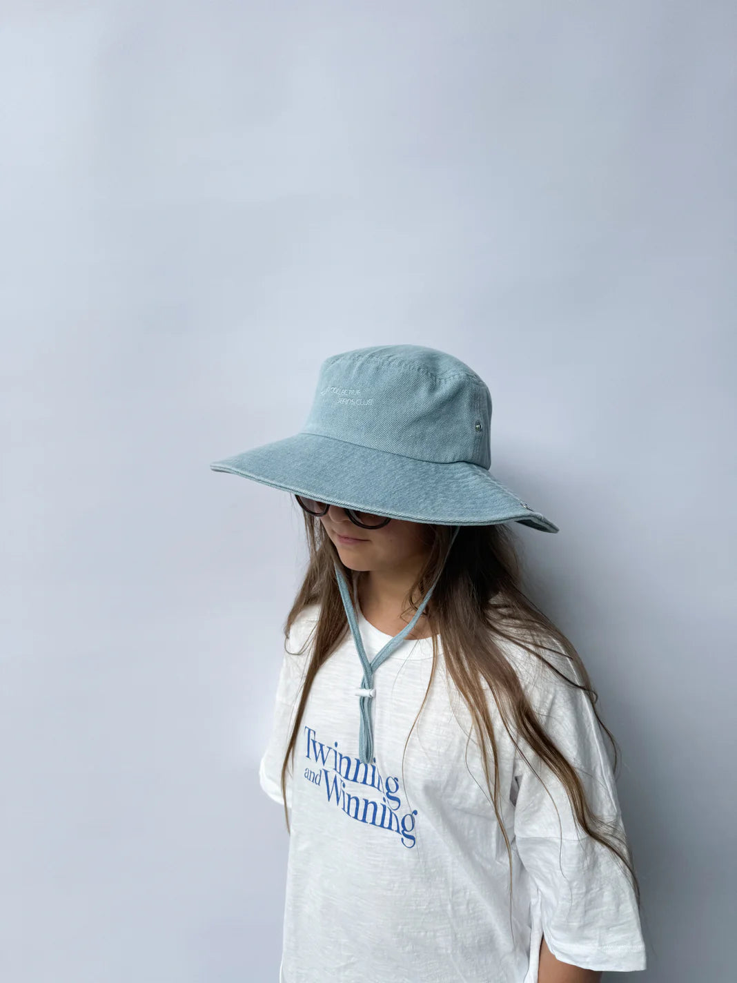 Cowboy Bucket Hat Light Blue Denim