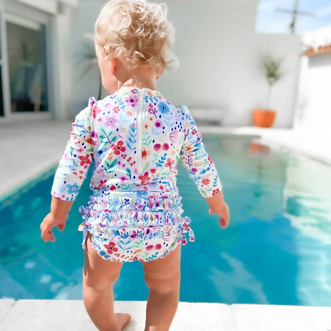 Nappy-Change Swimsuit Ditsy Daisy
