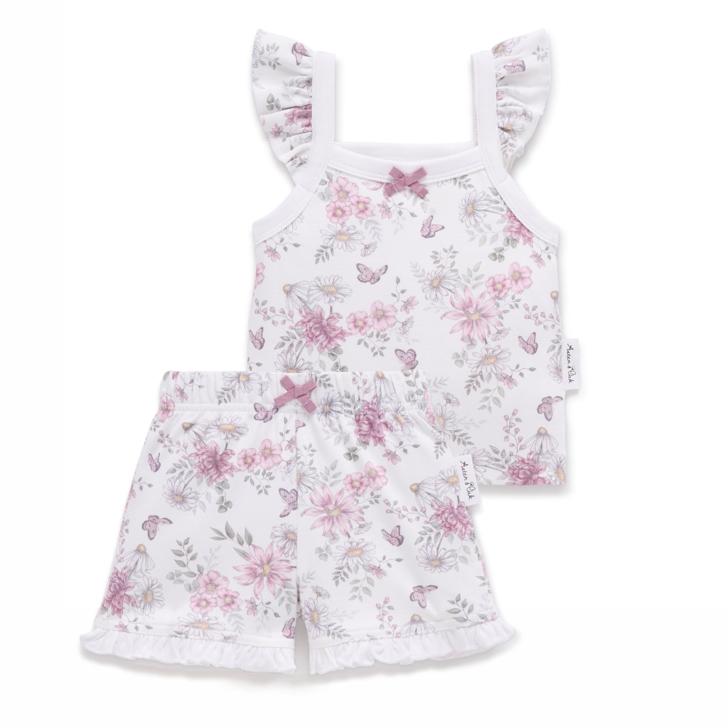 Daisy Floral Ruffle Set
