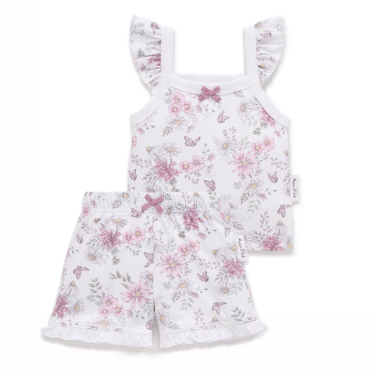 Daisy Floral Ruffle Set
