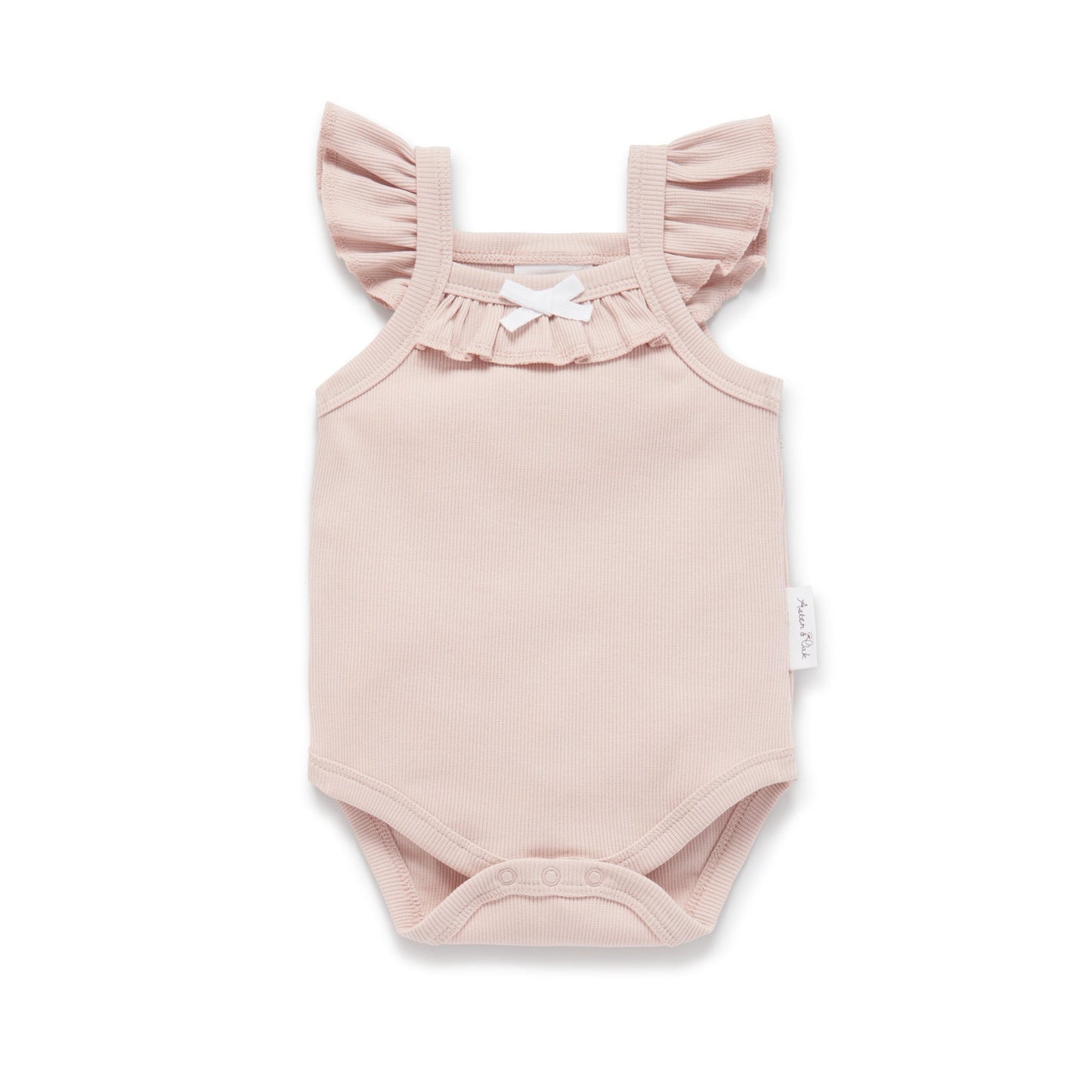 Aster & Oak - Pink Rib Singlet Onesie