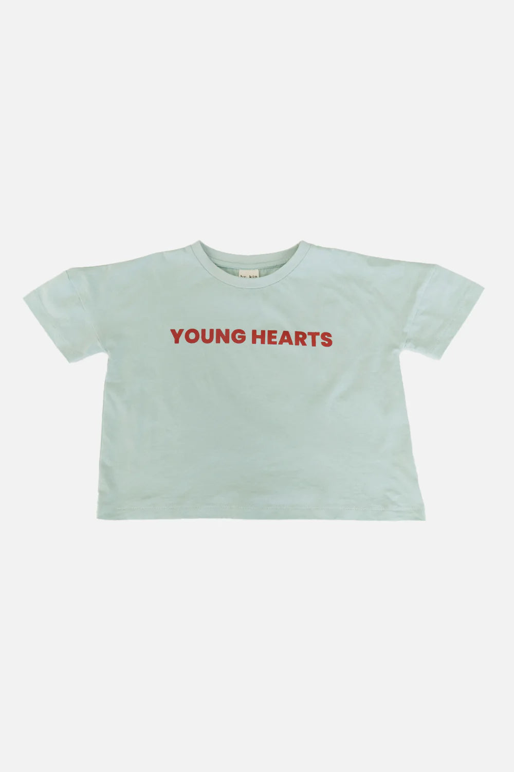 By Kin Young Hearts Tee - Frost Blue