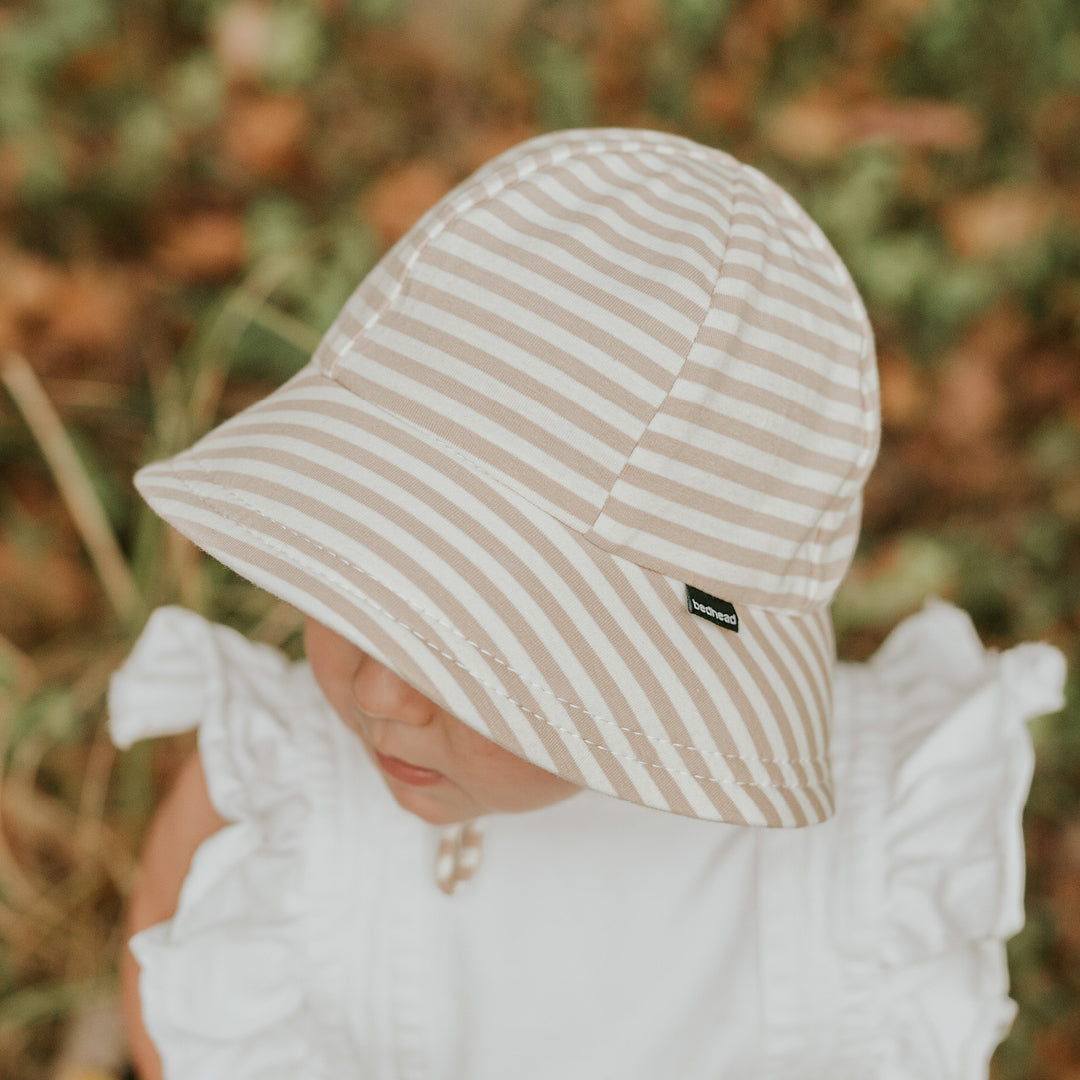 Bedhead - Toddler Bucket Sun Hat - Natural Stripe