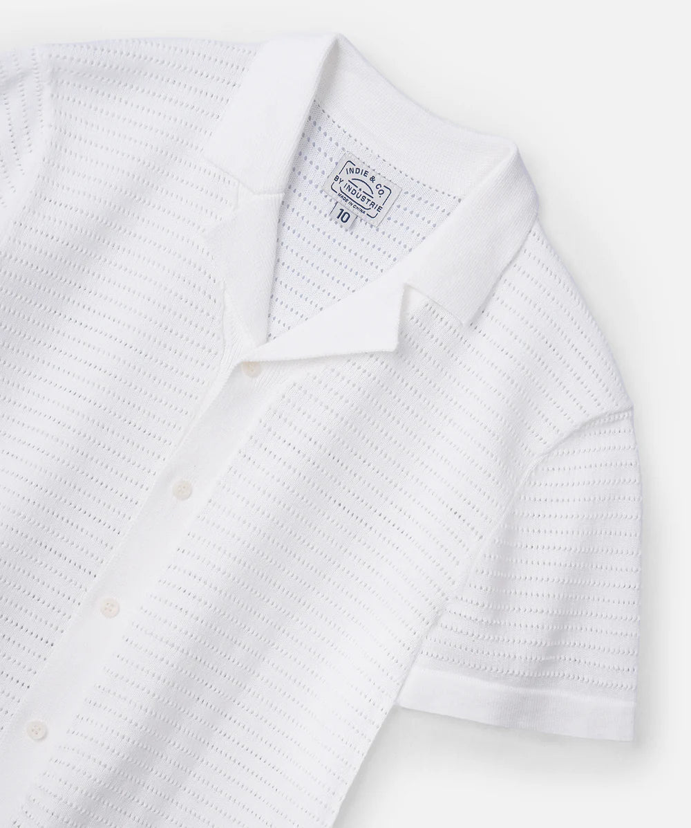 The Aman SS Shirt Chalk