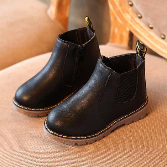 Boys Black Boots