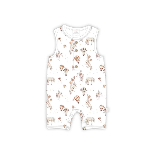 Sleeveless Romper Sky Stallions