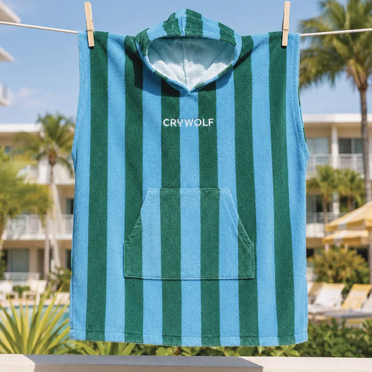 HOODED TOWEL Deck Stripe