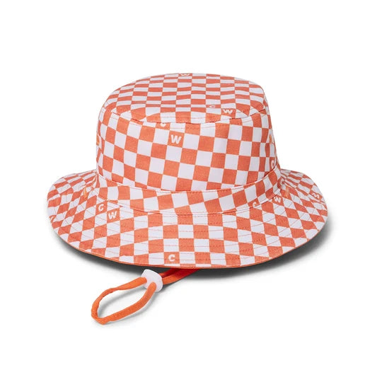 REVERSIBLE BUCKET HAT Sunset Check