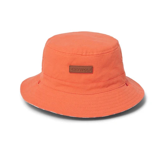 REVERSIBLE BUCKET HAT Sunset Check