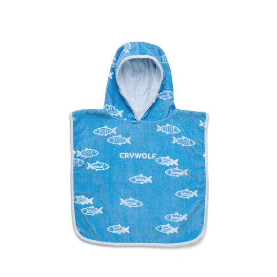 BABY HOODED TOWEL Fish School