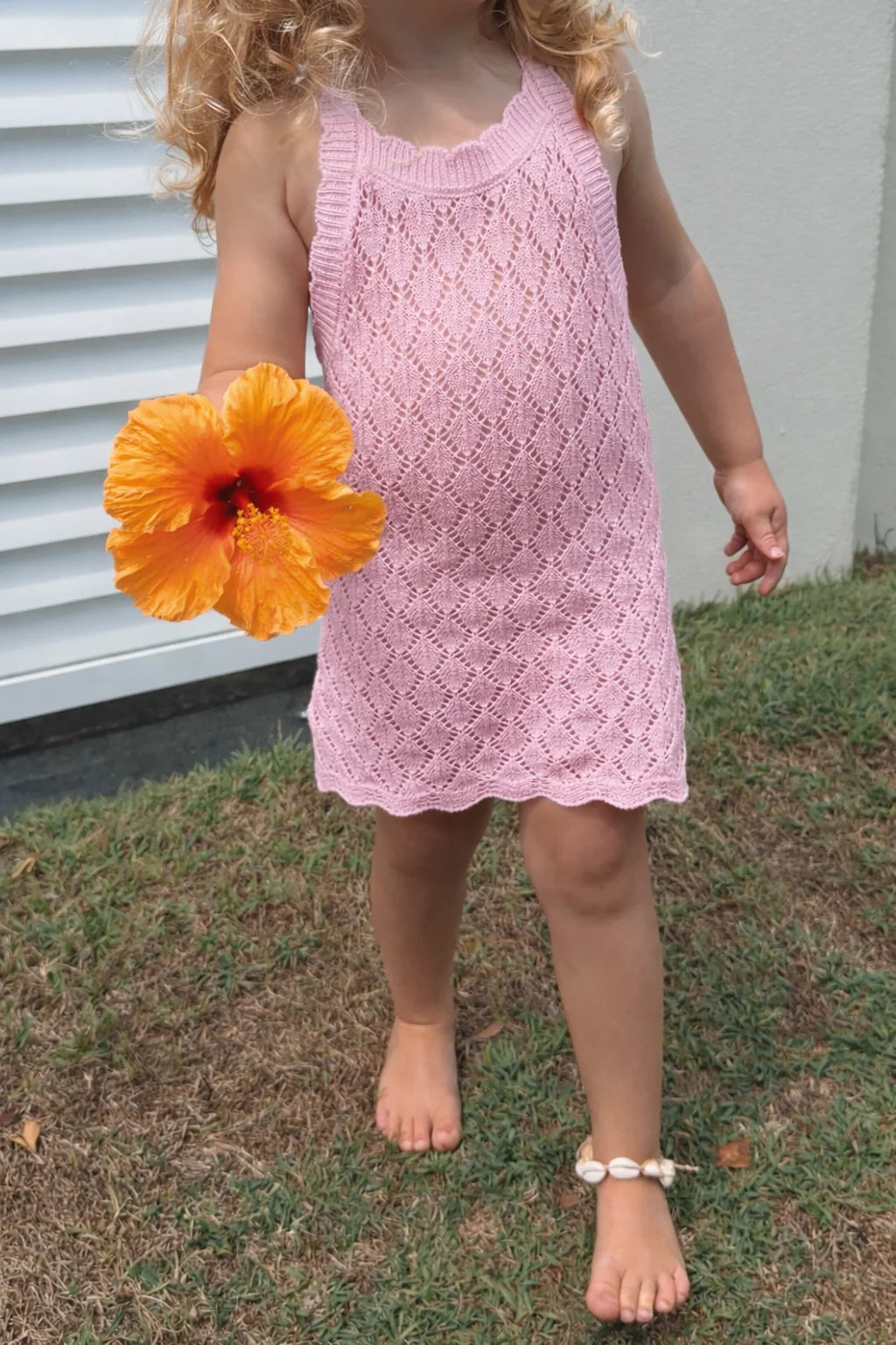 Sophia knit dress- pink blossom