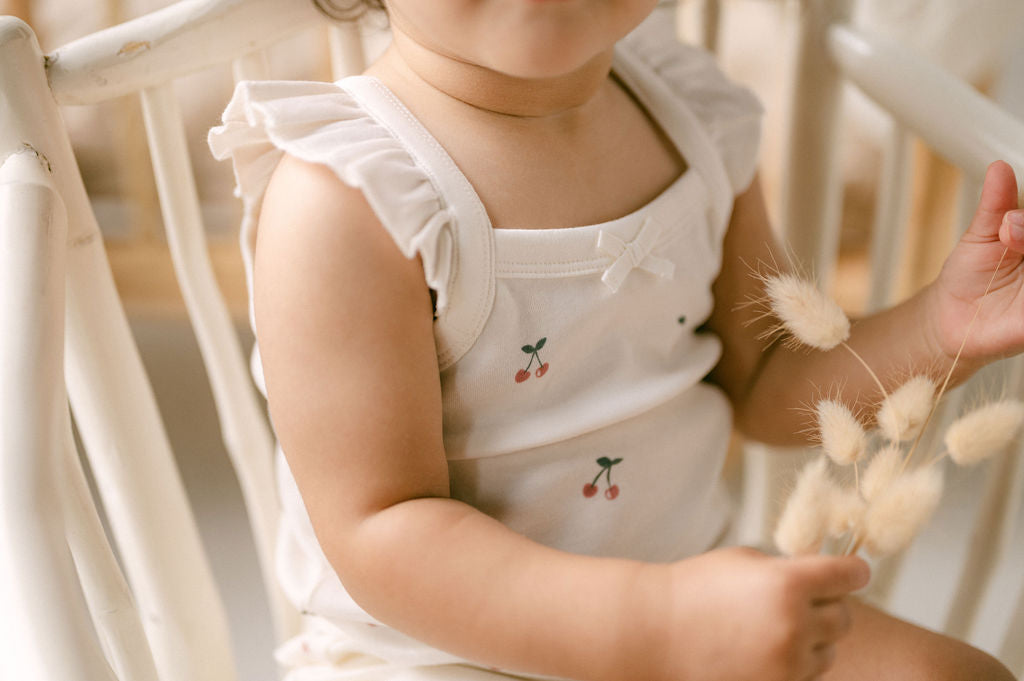 Cherry Ruffle Set