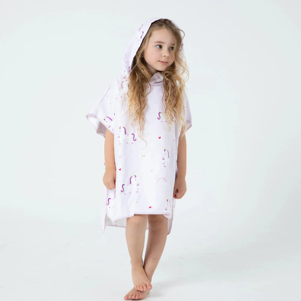 Sand Free Kids Hooded Towel Unicorn