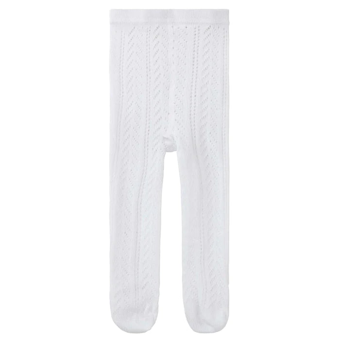 Designer Kidz - Textured Knit Tights - Ivory