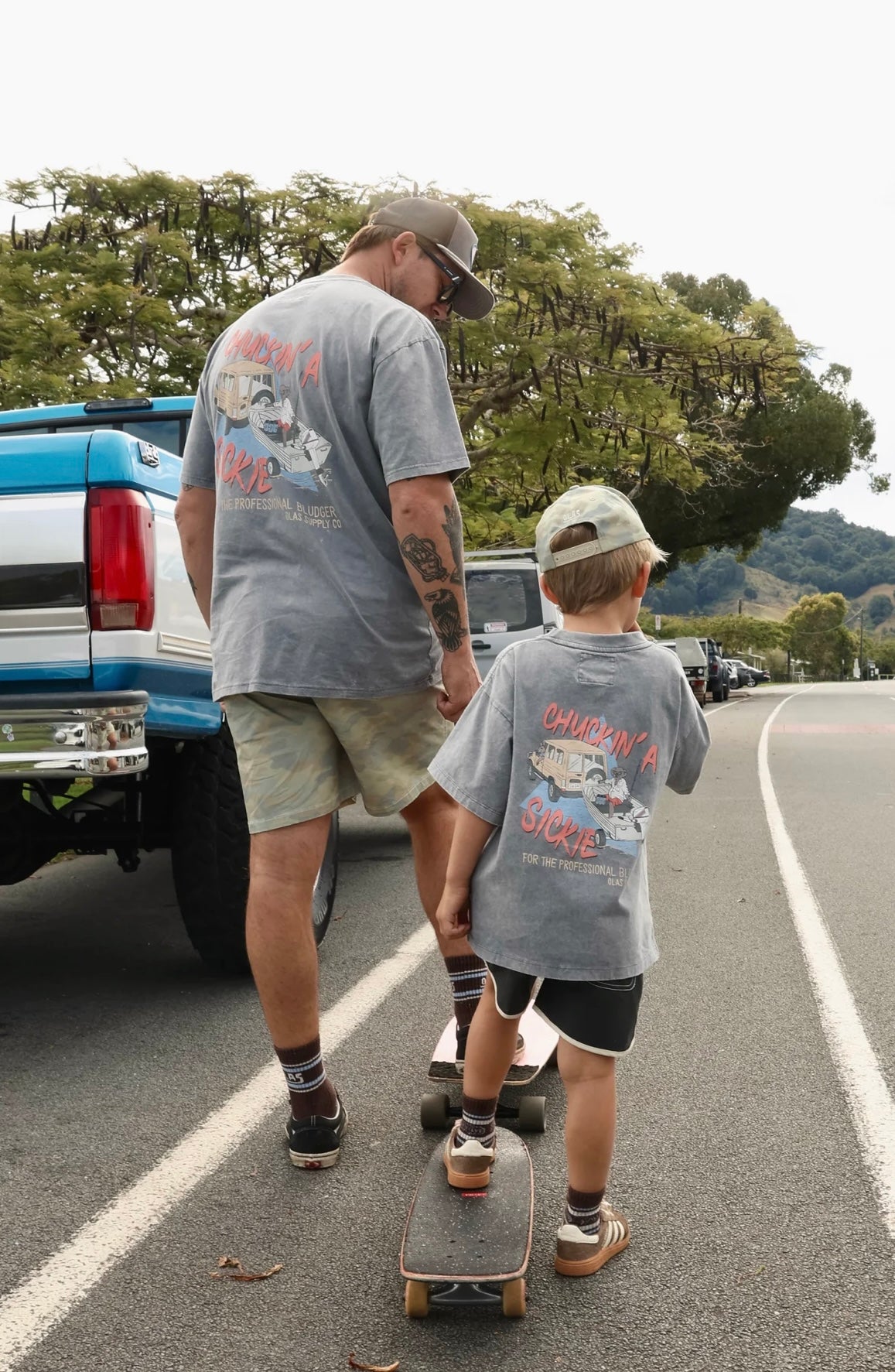 CHUCKIN' A SICKIE MINI TEE