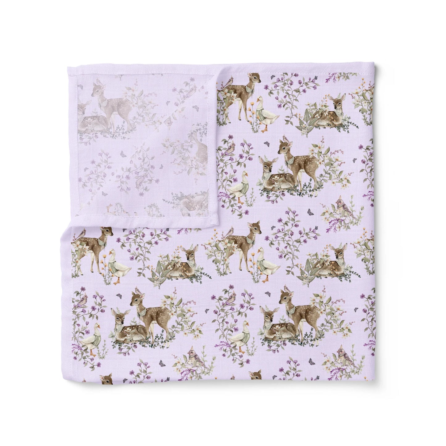 Organic Muslin Swaddle Enchanted Gardens