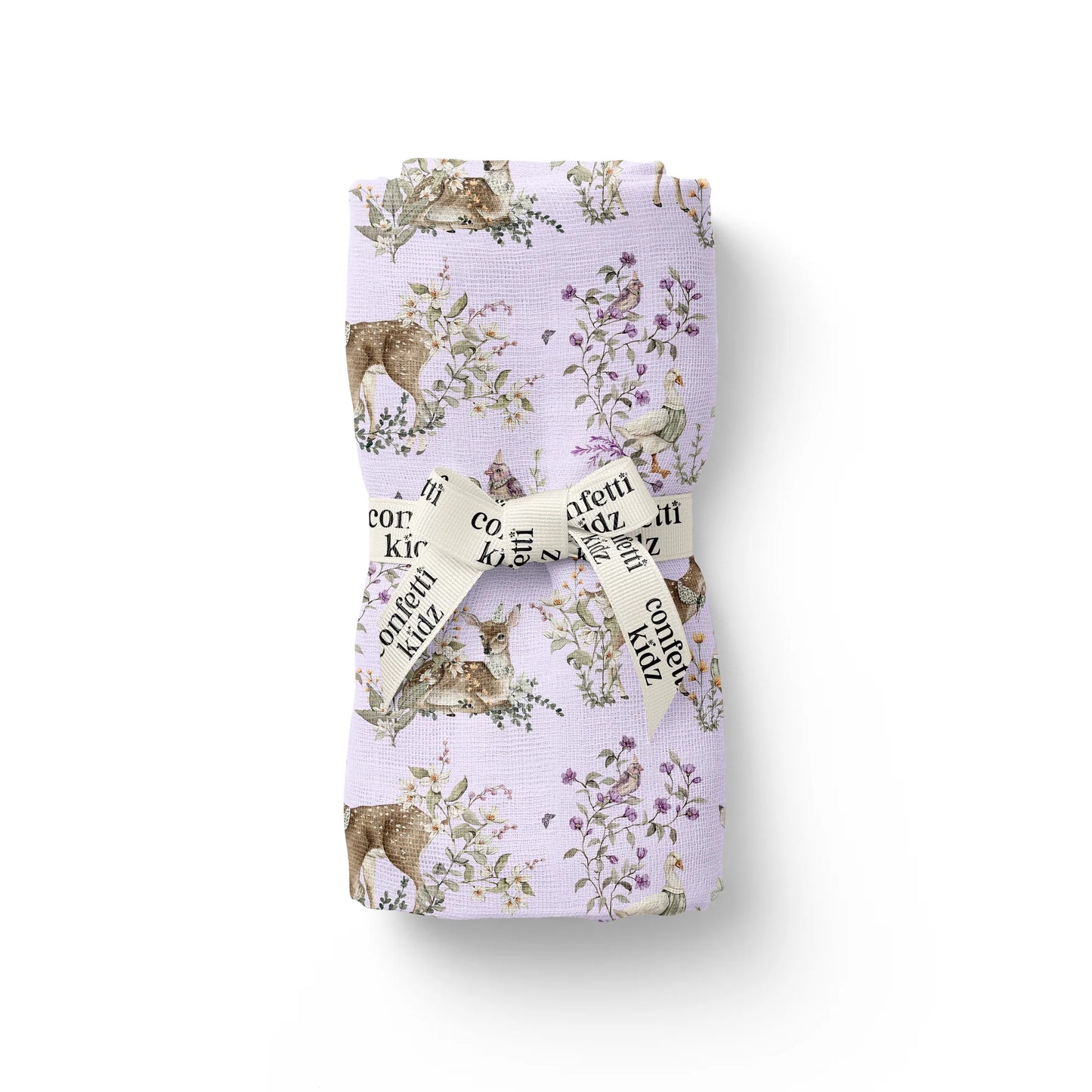 Organic Muslin Swaddle Enchanted Gardens