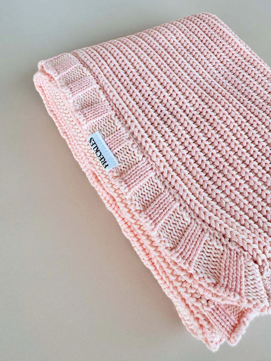 Chunky knit Blanket | Sweetpea