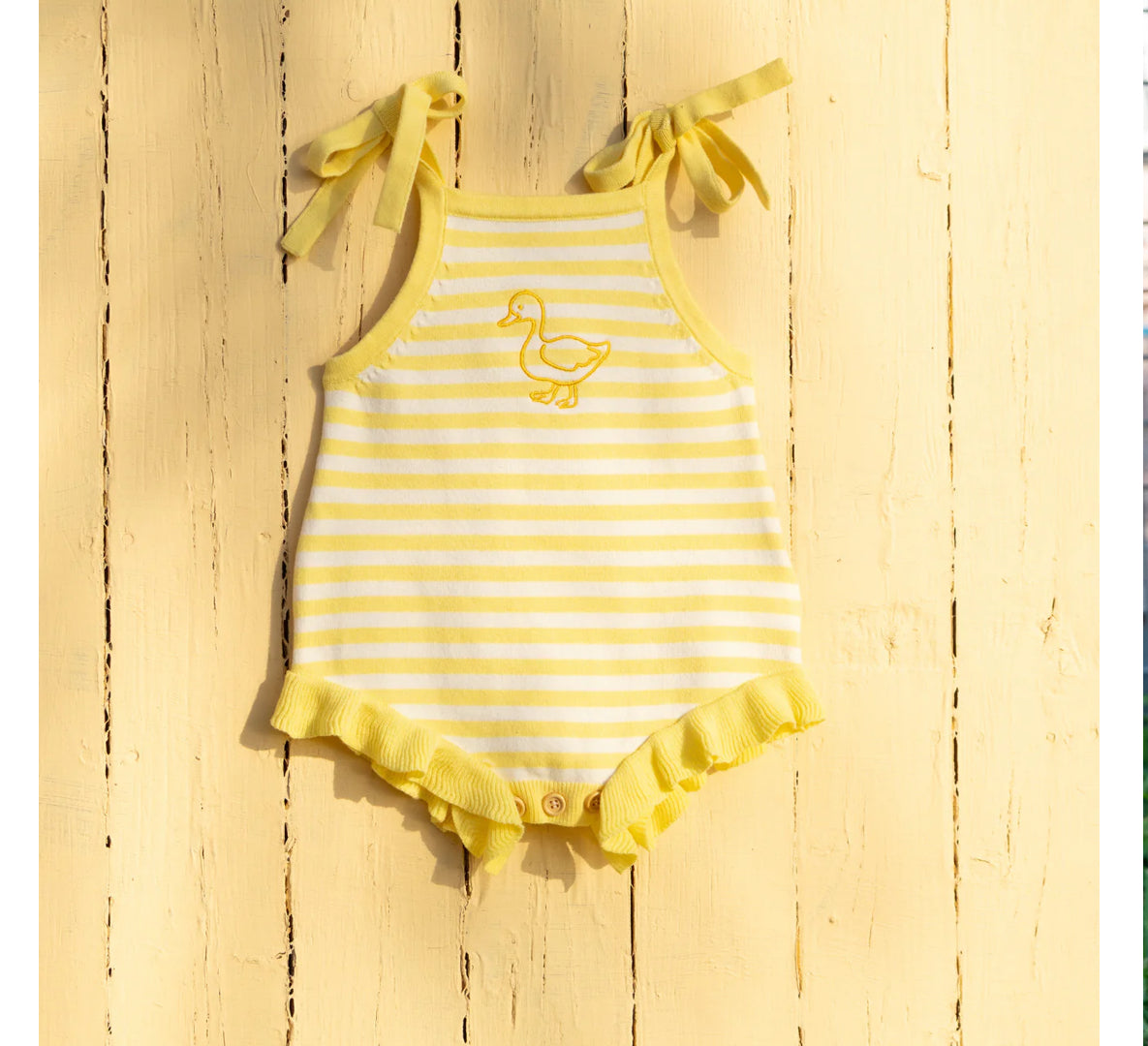 Dad Dressed Me Little Ducky Romper