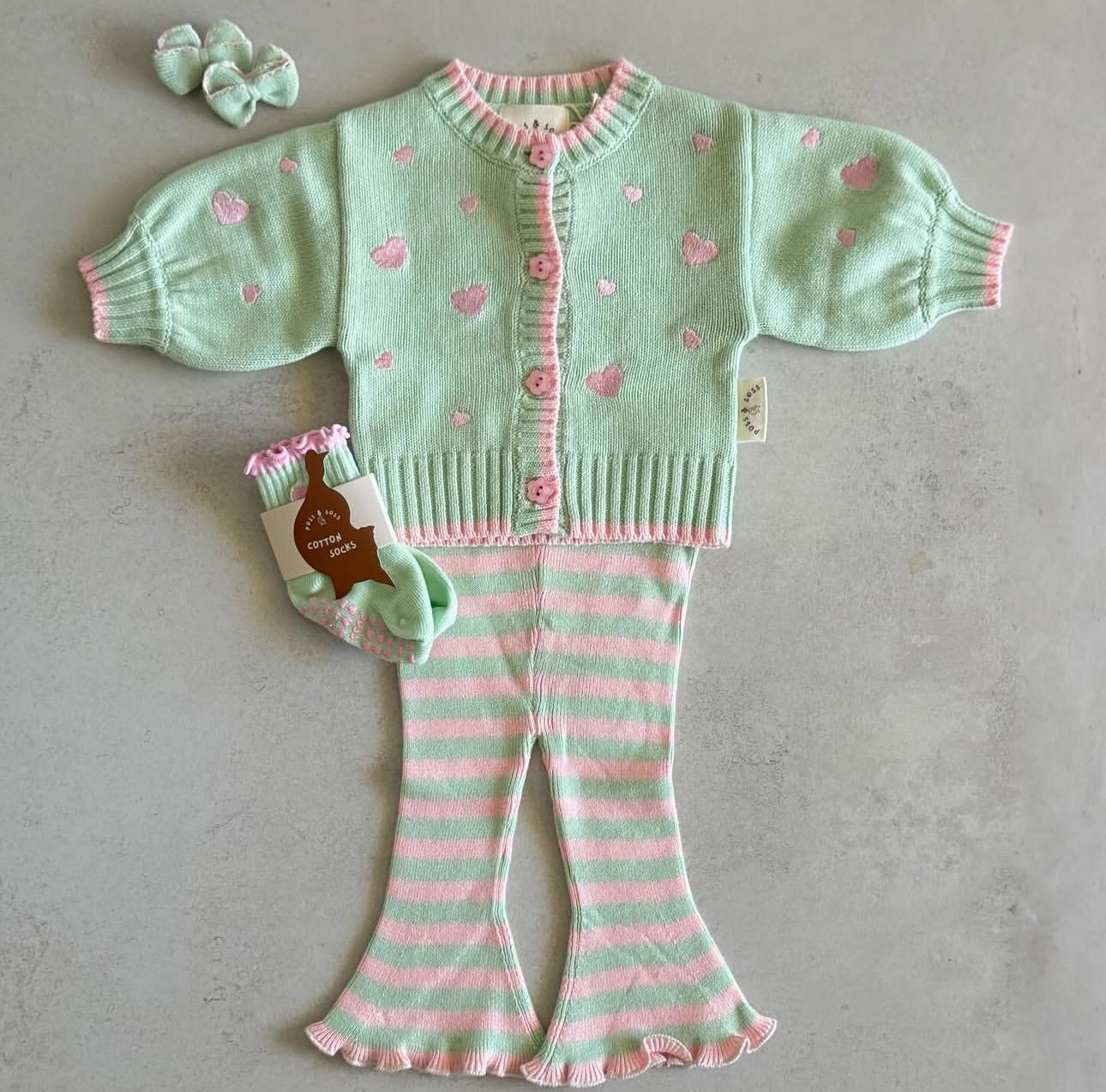 Garden Party Stripe Flares