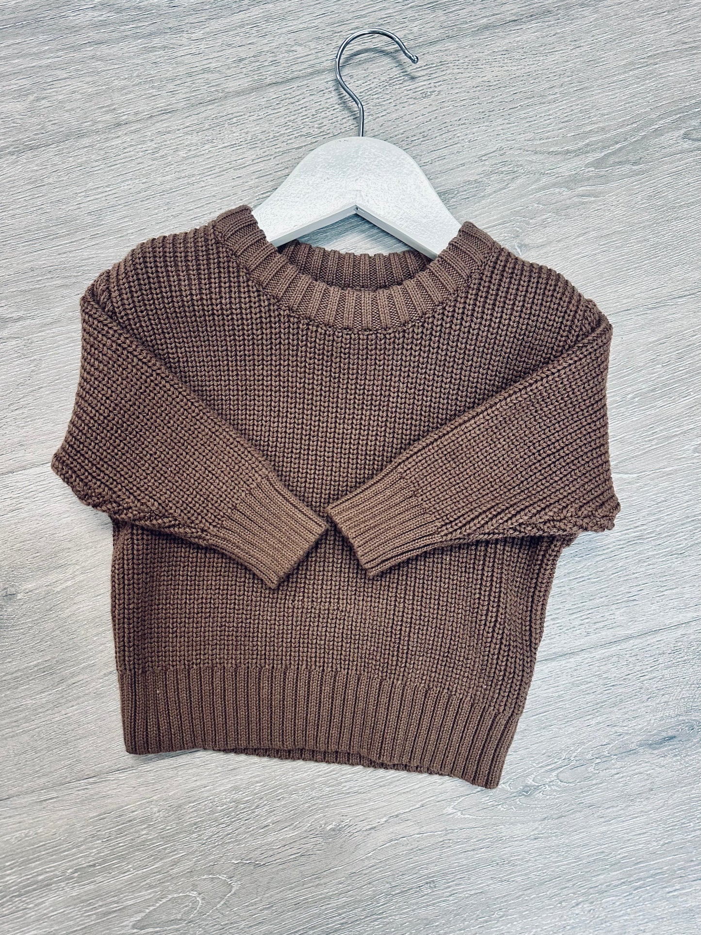 Knit Jumper Chocolate