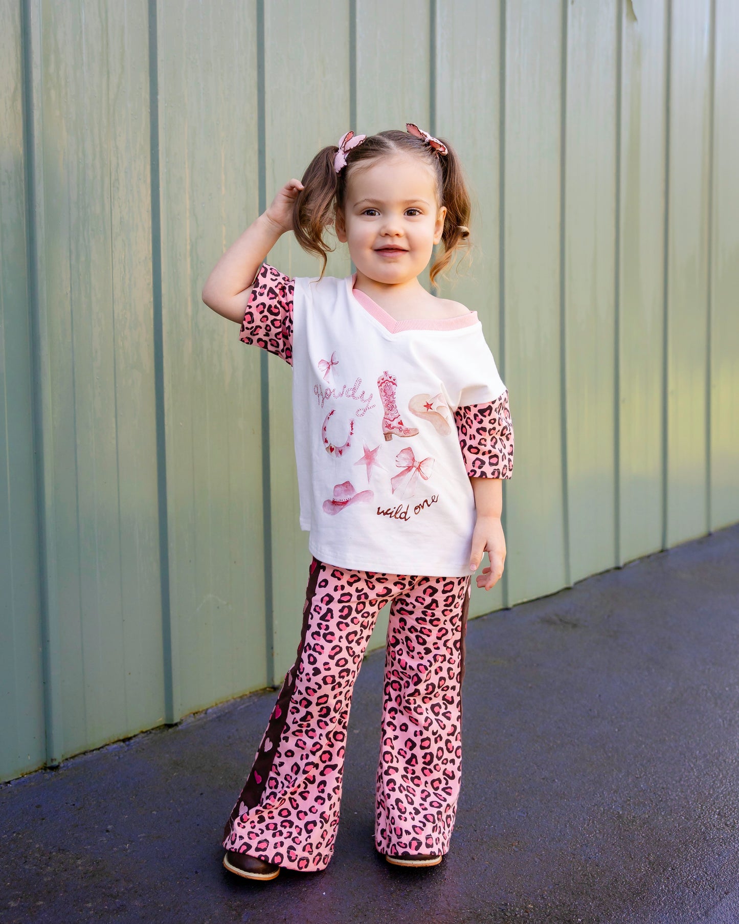 Heart Flares ✿ Pink Leopard