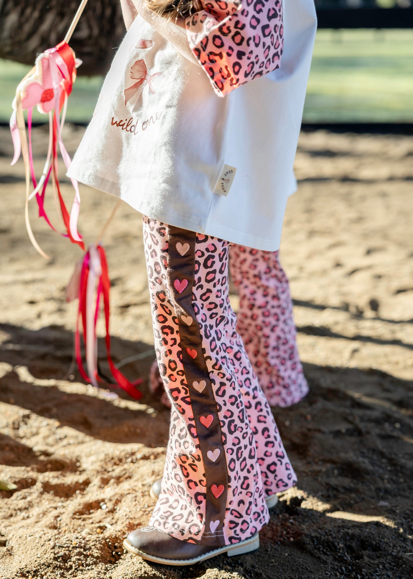 Heart Flares ✿ Pink Leopard