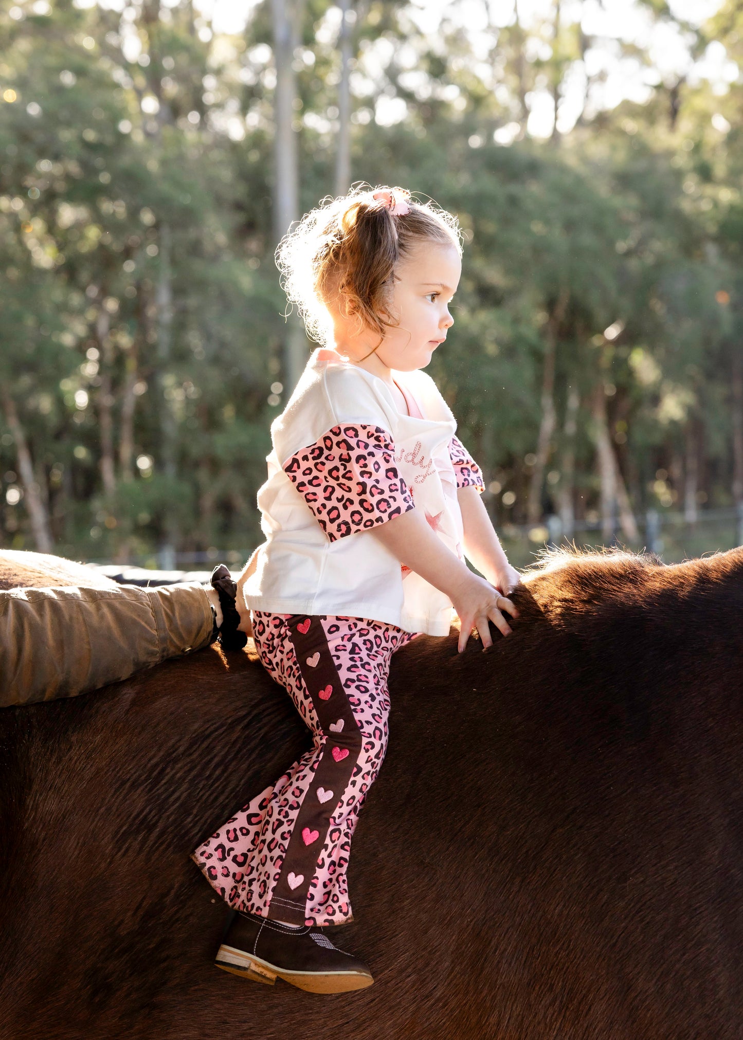 Heart Flares ✿ Pink Leopard