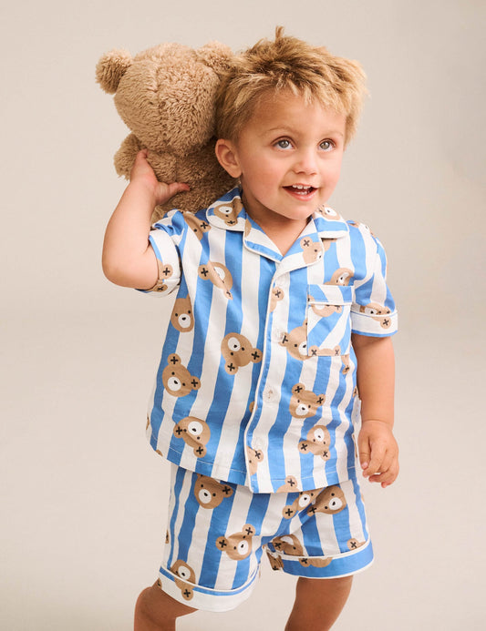 Huxbear Stripe Pjs Blue